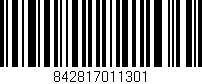 Código de barras (EAN, GTIN, SKU, ISBN): '842817011301'