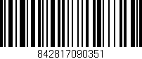 Código de barras (EAN, GTIN, SKU, ISBN): '842817090351'