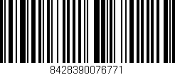 Código de barras (EAN, GTIN, SKU, ISBN): '8428390076771'