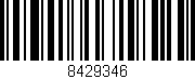 Código de barras (EAN, GTIN, SKU, ISBN): '8429346'