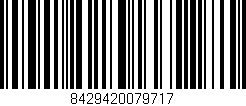 Código de barras (EAN, GTIN, SKU, ISBN): '8429420079717'
