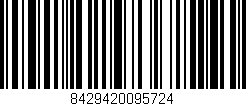 Código de barras (EAN, GTIN, SKU, ISBN): '8429420095724'