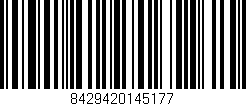Código de barras (EAN, GTIN, SKU, ISBN): '8429420145177'