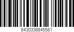 Código de barras (EAN, GTIN, SKU, ISBN): '8430338845561'