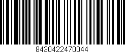 Código de barras (EAN, GTIN, SKU, ISBN): '8430422470044'