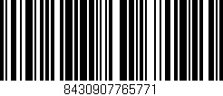 Código de barras (EAN, GTIN, SKU, ISBN): '8430907765771'