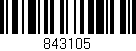 Código de barras (EAN, GTIN, SKU, ISBN): '843105'