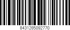 Código de barras (EAN, GTIN, SKU, ISBN): '8431285092770'