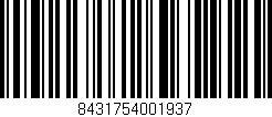 Código de barras (EAN, GTIN, SKU, ISBN): '8431754001937'
