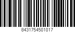 Código de barras (EAN, GTIN, SKU, ISBN): '8431754501017'