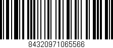 Código de barras (EAN, GTIN, SKU, ISBN): '84320971065566'
