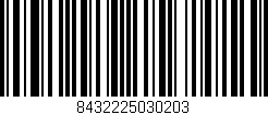 Código de barras (EAN, GTIN, SKU, ISBN): '8432225030203'
