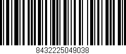 Código de barras (EAN, GTIN, SKU, ISBN): '8432225049038'