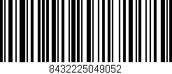 Código de barras (EAN, GTIN, SKU, ISBN): '8432225049052'