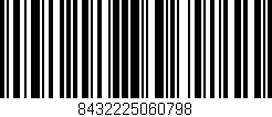Código de barras (EAN, GTIN, SKU, ISBN): '8432225060798'