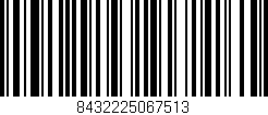 Código de barras (EAN, GTIN, SKU, ISBN): '8432225067513'