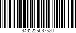 Código de barras (EAN, GTIN, SKU, ISBN): '8432225067520'