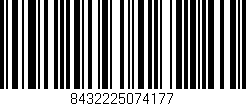 Código de barras (EAN, GTIN, SKU, ISBN): '8432225074177'