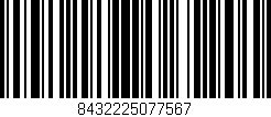 Código de barras (EAN, GTIN, SKU, ISBN): '8432225077567'