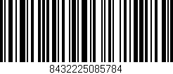 Código de barras (EAN, GTIN, SKU, ISBN): '8432225085784'
