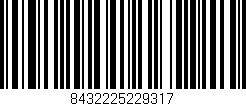 Código de barras (EAN, GTIN, SKU, ISBN): '8432225229317'