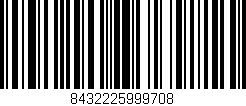 Código de barras (EAN, GTIN, SKU, ISBN): '8432225999708'