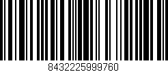 Código de barras (EAN, GTIN, SKU, ISBN): '8432225999760'