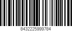Código de barras (EAN, GTIN, SKU, ISBN): '8432225999784'