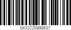 Código de barras (EAN, GTIN, SKU, ISBN): '8432225999937'