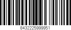 Código de barras (EAN, GTIN, SKU, ISBN): '8432225999951'
