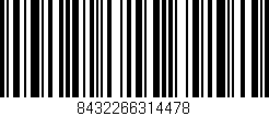 Código de barras (EAN, GTIN, SKU, ISBN): '8432266314478'