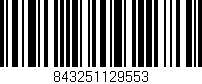 Código de barras (EAN, GTIN, SKU, ISBN): '843251129553'