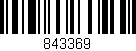 Código de barras (EAN, GTIN, SKU, ISBN): '843369'