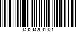 Código de barras (EAN, GTIN, SKU, ISBN): '8433842031321'