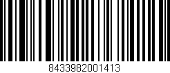 Código de barras (EAN, GTIN, SKU, ISBN): '8433982001413'