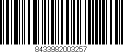 Código de barras (EAN, GTIN, SKU, ISBN): '8433982003257'