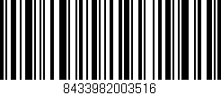 Código de barras (EAN, GTIN, SKU, ISBN): '8433982003516'