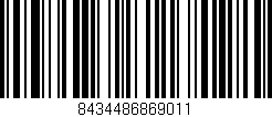Código de barras (EAN, GTIN, SKU, ISBN): '8434486869011'