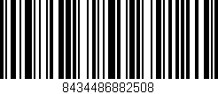 Código de barras (EAN, GTIN, SKU, ISBN): '8434486882508'