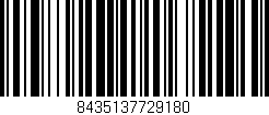 Código de barras (EAN, GTIN, SKU, ISBN): '8435137729180'