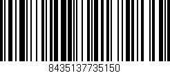 Código de barras (EAN, GTIN, SKU, ISBN): '8435137735150'
