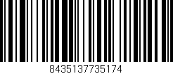 Código de barras (EAN, GTIN, SKU, ISBN): '8435137735174'