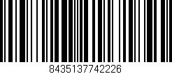 Código de barras (EAN, GTIN, SKU, ISBN): '8435137742226'