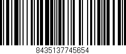 Código de barras (EAN, GTIN, SKU, ISBN): '8435137745654'