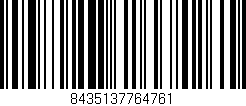 Código de barras (EAN, GTIN, SKU, ISBN): '8435137764761'