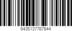 Código de barras (EAN, GTIN, SKU, ISBN): '8435137787944'