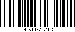 Código de barras (EAN, GTIN, SKU, ISBN): '8435137797196'