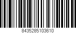 Código de barras (EAN, GTIN, SKU, ISBN): '8435285103610'