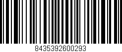 Código de barras (EAN, GTIN, SKU, ISBN): '8435392600293'