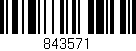 Código de barras (EAN, GTIN, SKU, ISBN): '843571'